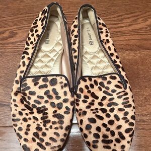 Birdies Tan and Black Leopard Flats